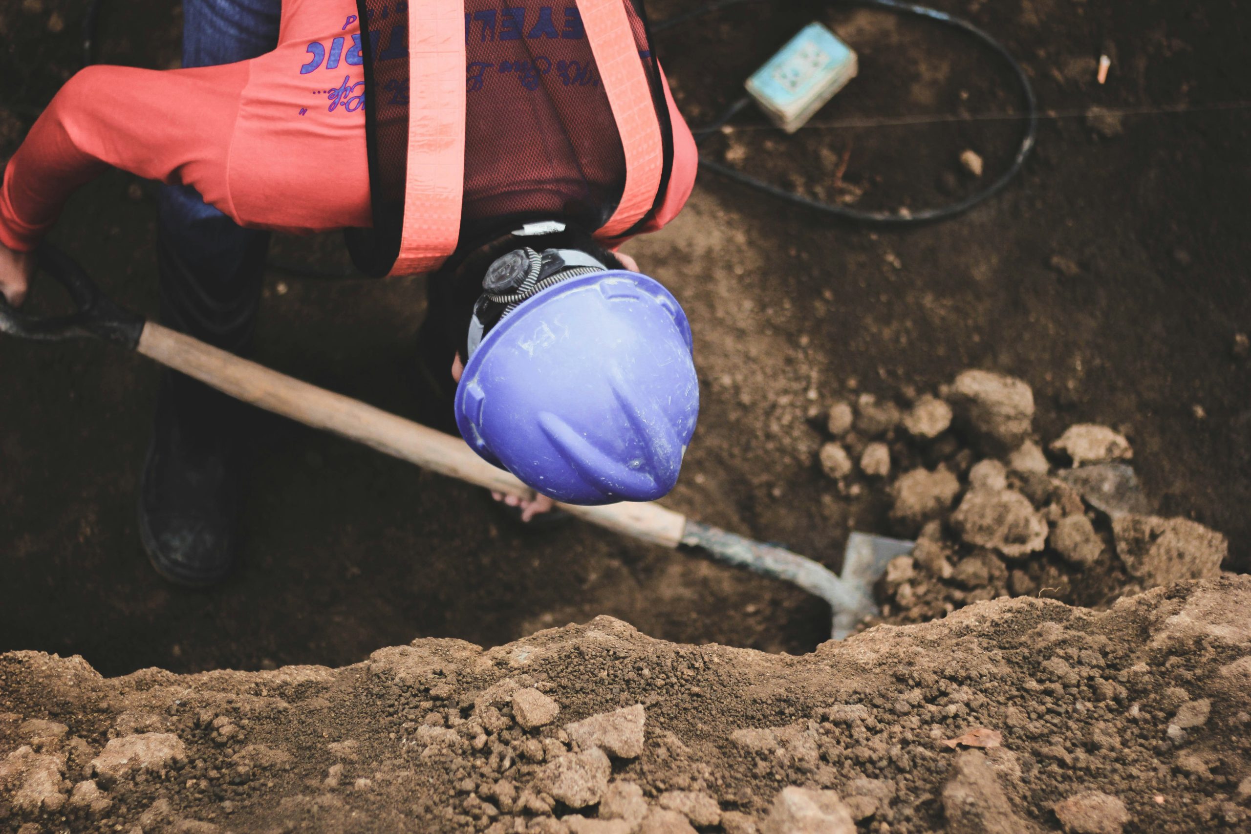 Foundation Leveling Boise Idaho contractor installing helical piers to level a residential foundation